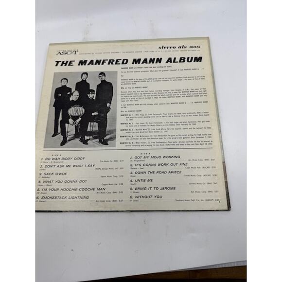 Manfred Mann –The Manfred Mann Album Vinyl Record Album - Picture 2 of 4